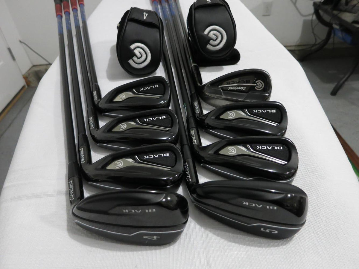 Cleveland CG Black Iron Set - 4H, 5H, 6-PW, GW - Regular Flex Graphite - MINT