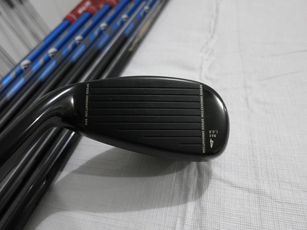 Cleveland CG Black Iron Set - 4H, 5H, 6-PW, GW - Regular Flex Graphite - MINT