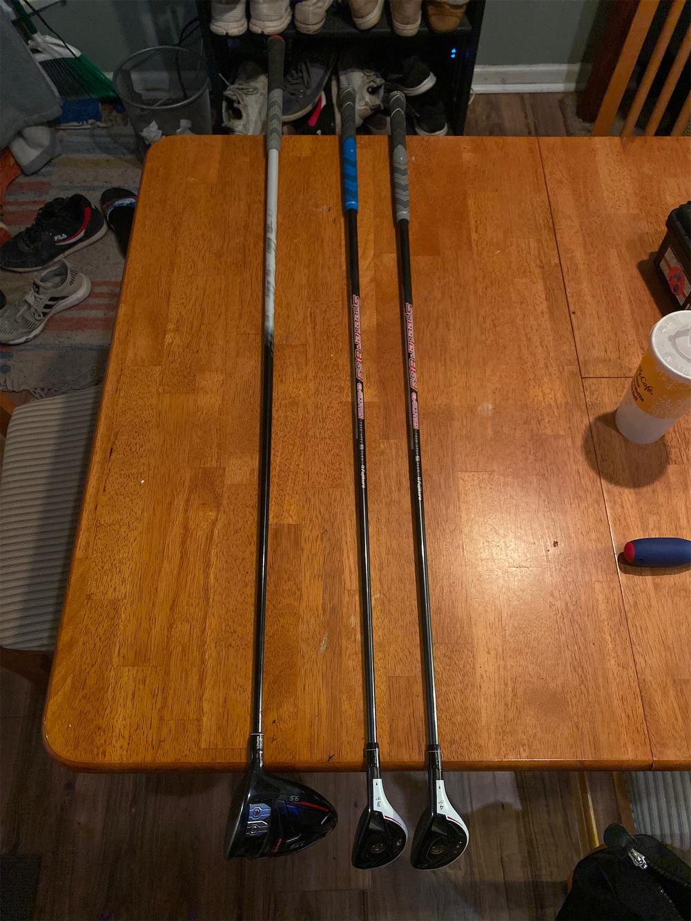 Used Right Handed R15 Clubs (Full Set) HEADCOVERS INCLUDED ALL 3