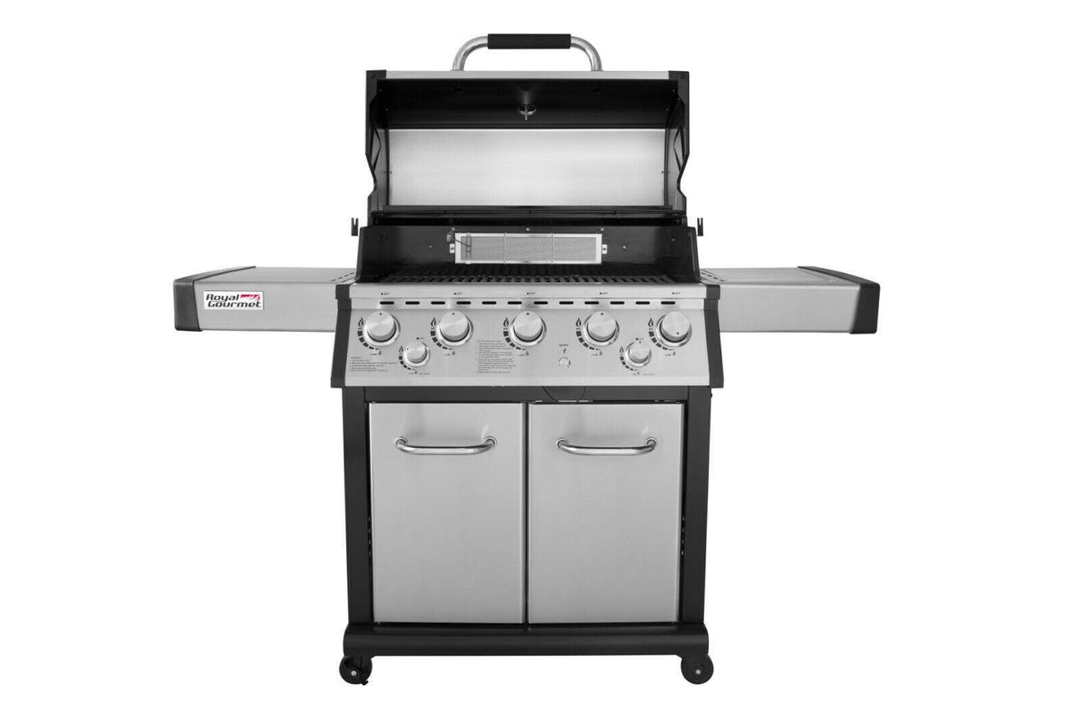 Royal Gourmet 5-Burner Propane Gas Grill with Infrared Rear Burner MG5001