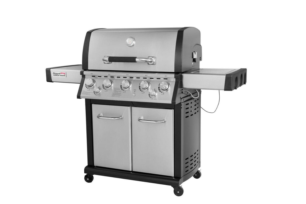 Royal Gourmet 5-Burner Propane Gas Grill with Infrared Rear Burner MG5001