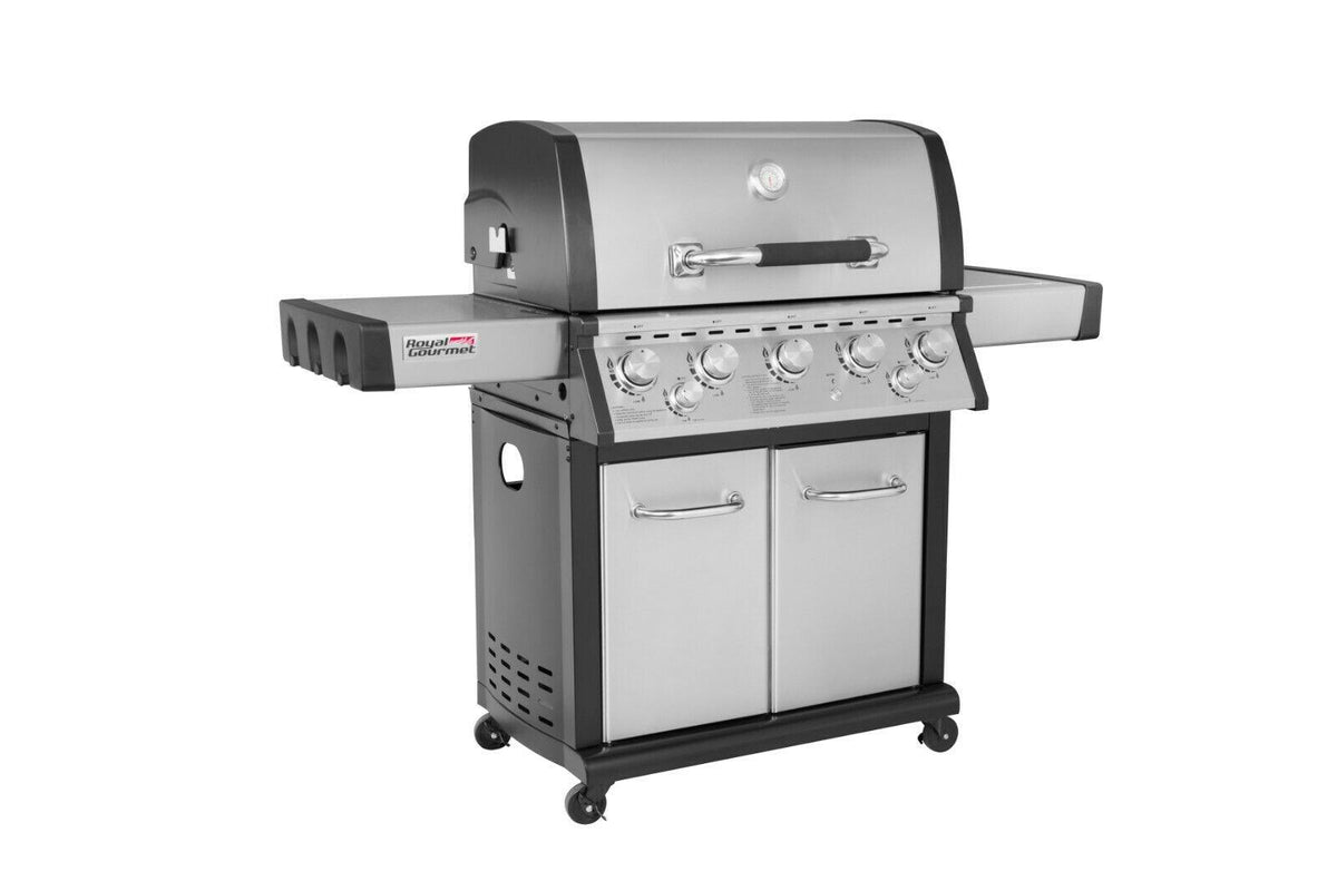Royal Gourmet 5-Burner Propane Gas Grill with Infrared Rear Burner MG5001