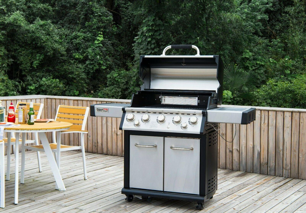 Royal Gourmet 5-Burner Propane Gas Grill with Infrared Rear Burner MG5001