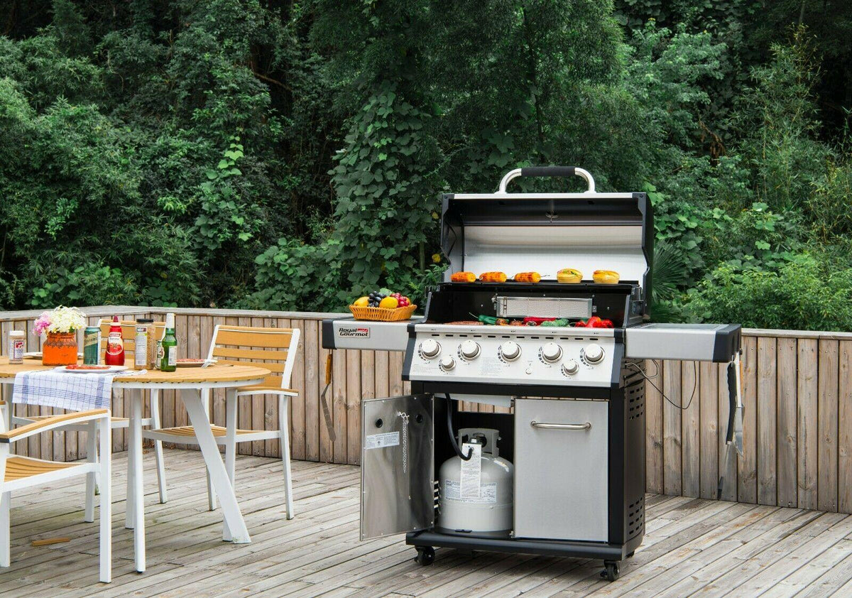 Royal Gourmet 5-Burner Propane Gas Grill with Infrared Rear Burner MG5001