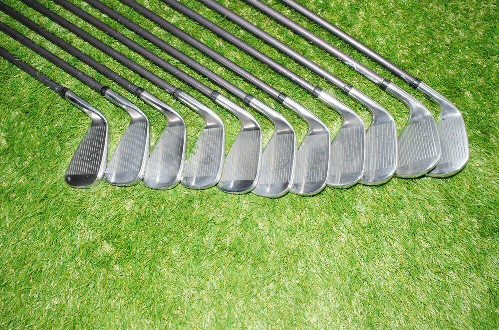 TaylorMade Burner Oversize Iron Set 2-9 PW SW AW RH 37.25" Graphite	Reg Callaway