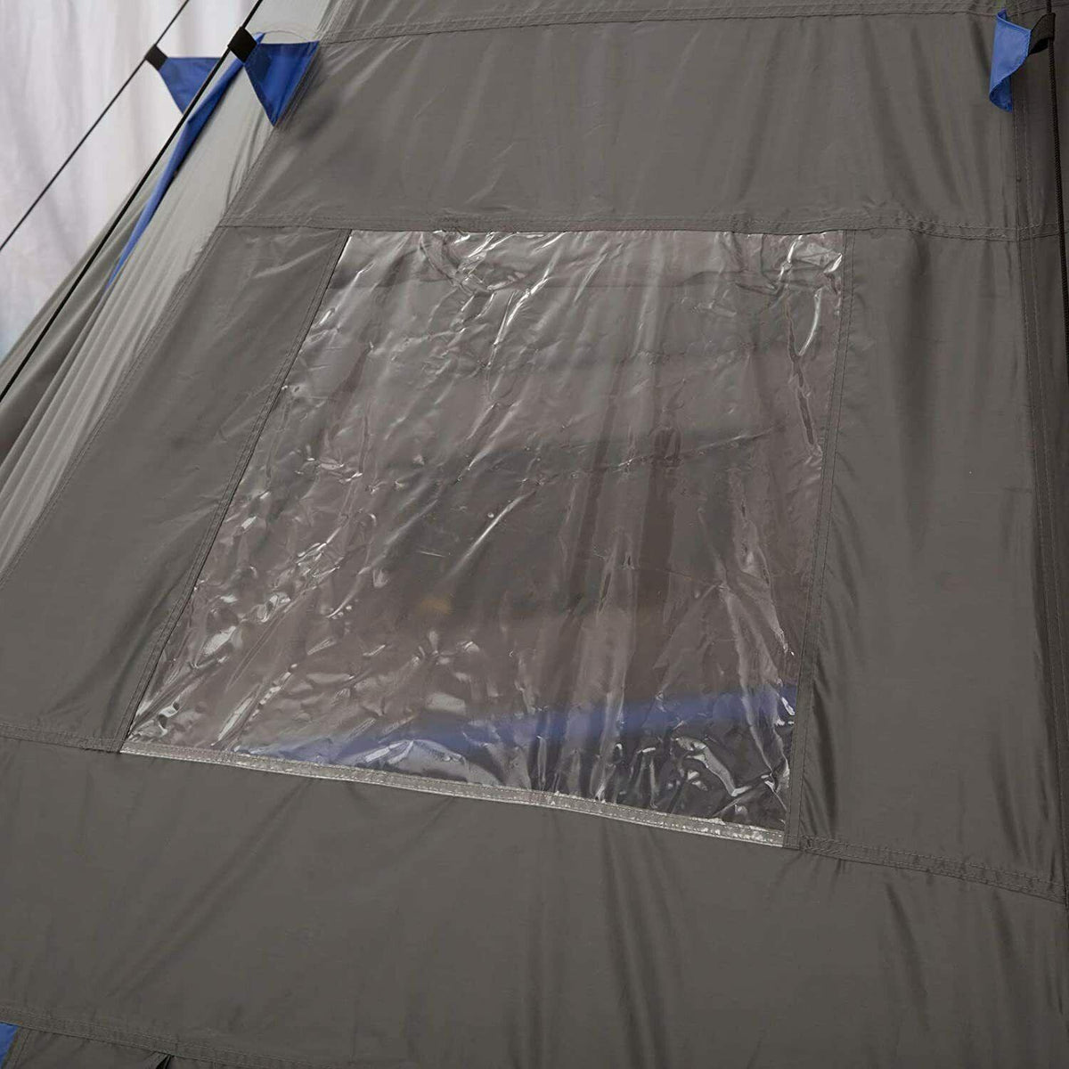 Large 6-Person Metal Teepee Camping Tent Weather Protection Portable Design