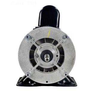 1.5 HP Black and Silver Dual Speed Round Flange Pool Motor