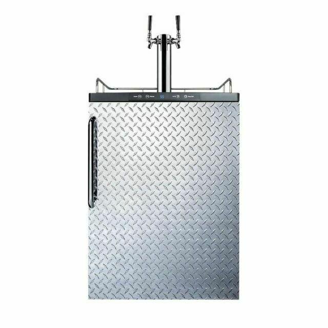 Summit Built-in Residential Beer Dispenser -extured SBC635MBIDPLTWIN