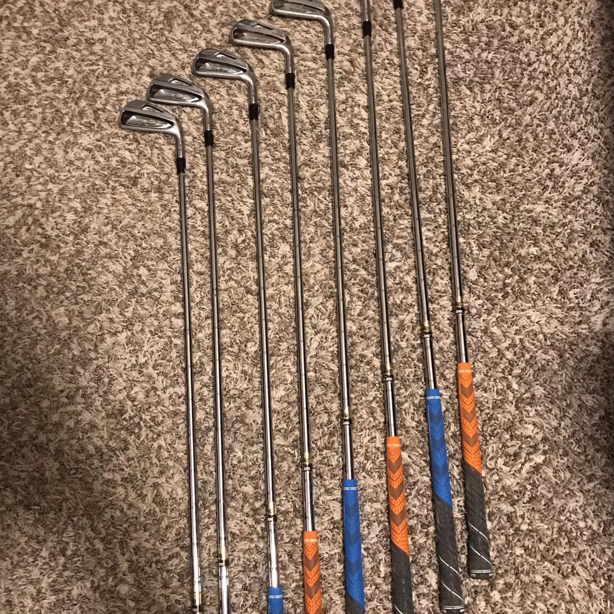 Men's Right Handed AP2 714 Forged Regular Flex Steel Shaft Iron Set 3-PW Good Condition