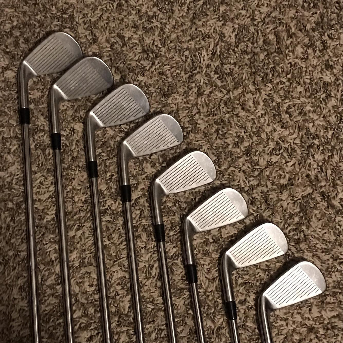 Men's Right Handed AP2 714 Forged Regular Flex Steel Shaft Iron Set 3-PW Good Condition