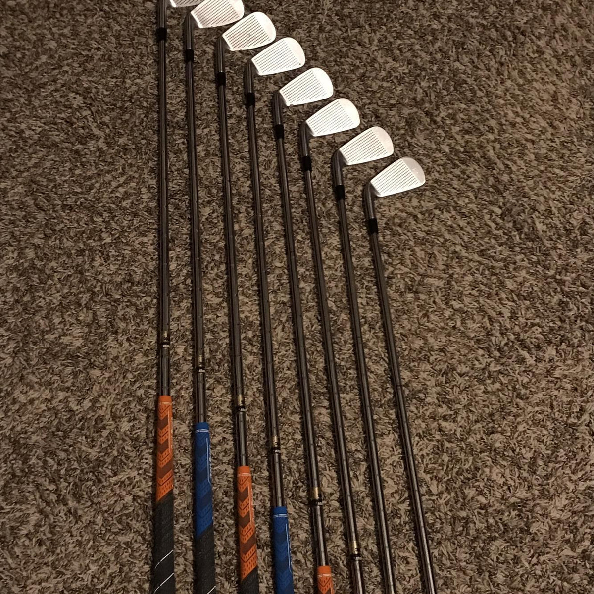 Men's Right Handed AP2 714 Forged Regular Flex Steel Shaft Iron Set 3-PW Good Condition