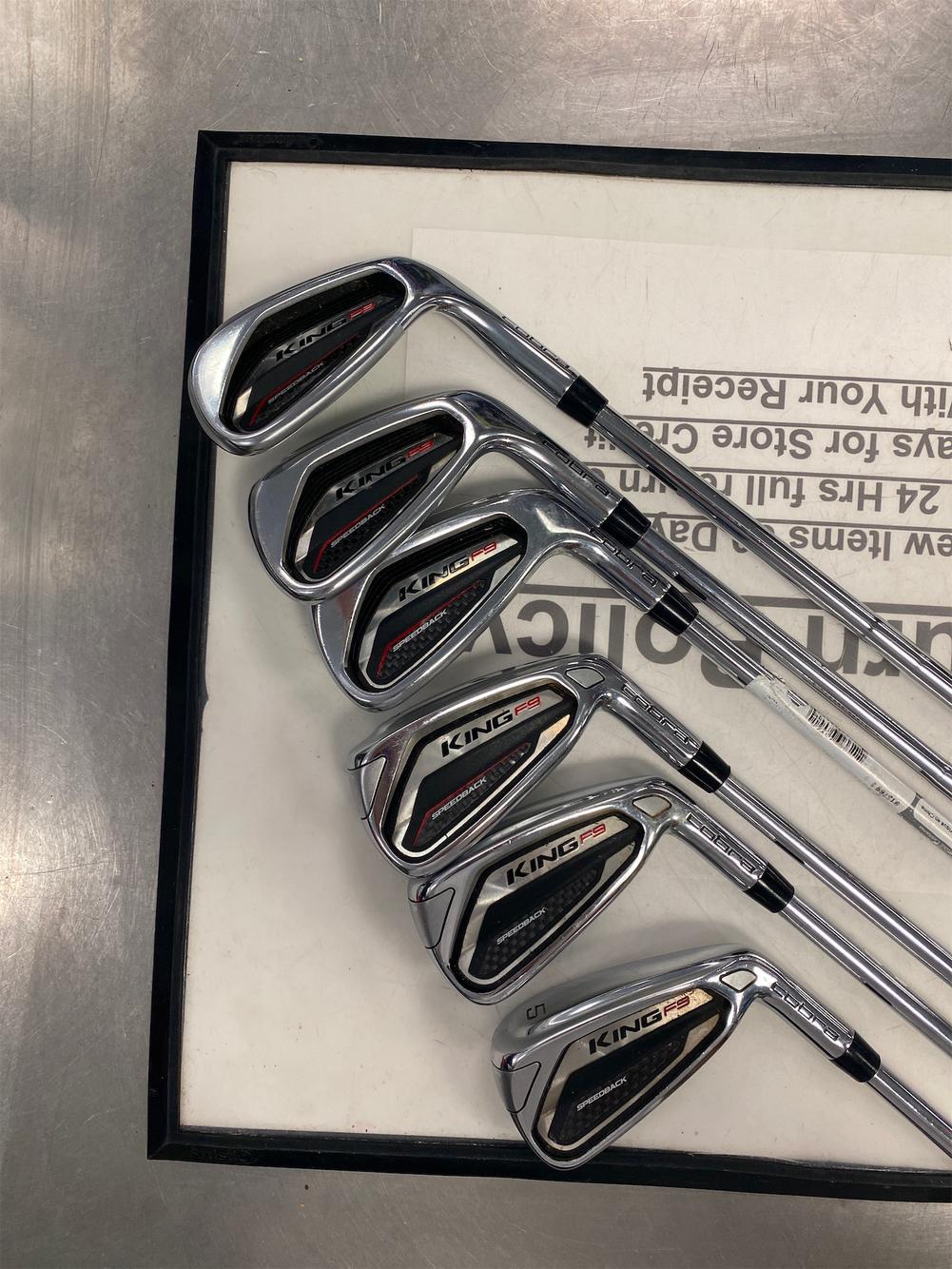 Men's Right Handed King F9 Speedback Stiff Flex 6 Pieces Clubs (Full Set)