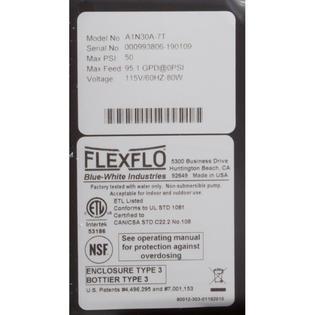 -White Industries Ltd. Pump, Peristaltic, White Flexflo A-100NA, 115v,95.1 GPD
