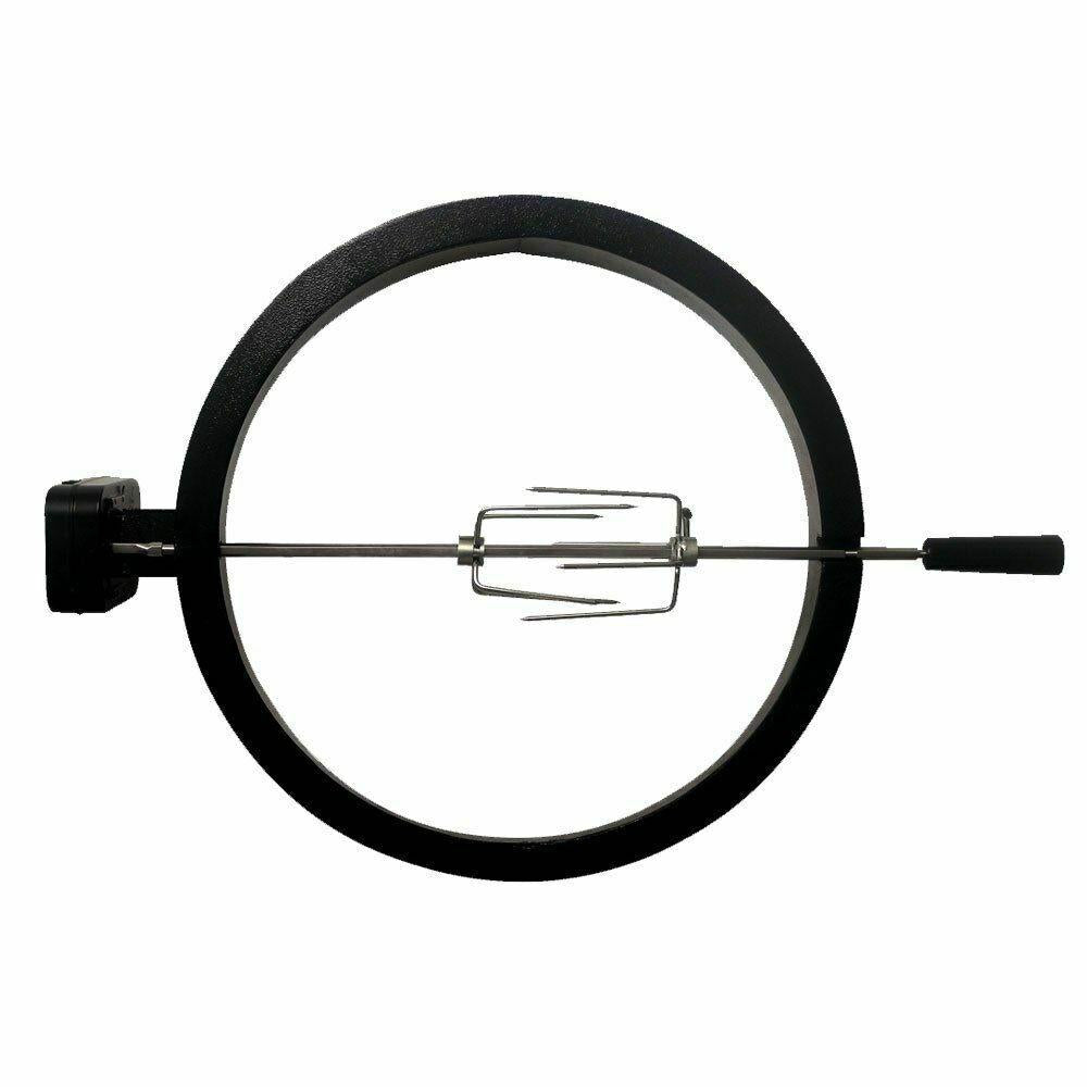 For 23.5" Kamado Rotisserie Kit Tool BBQ Grill Chicken Cooking 92*59.5*7CM