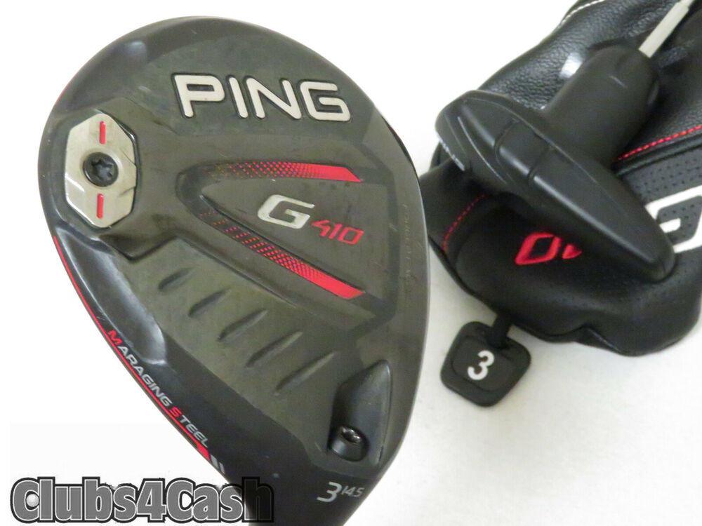 PING G410 Fairway 14.5* 3 Wood Even Flow Black 85G 6.5-X Flex +Cover & Tool