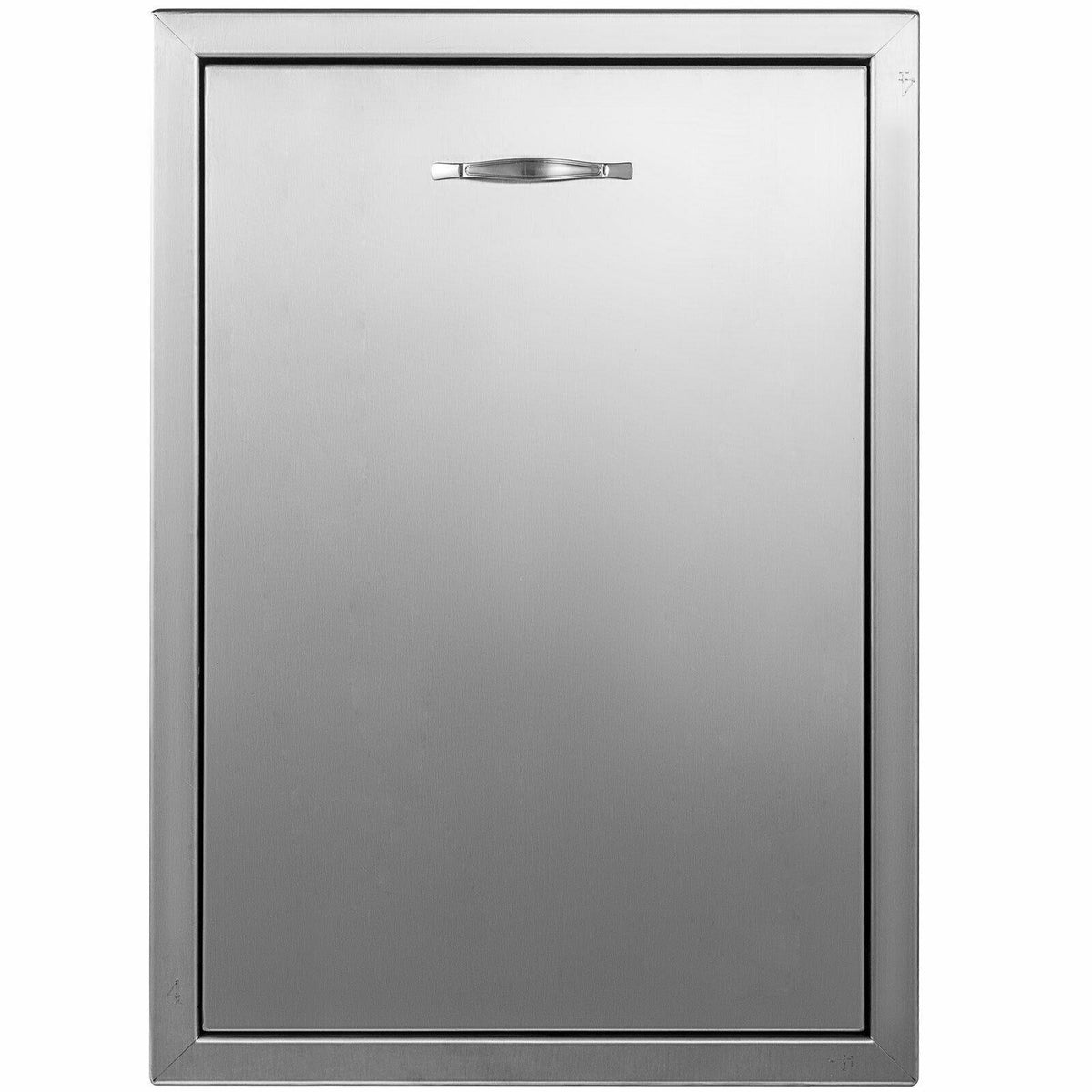 Outdoor Kitchen Trash Drawer 19.7W x 26.5H with Trash Bag Ring Stainless Steel