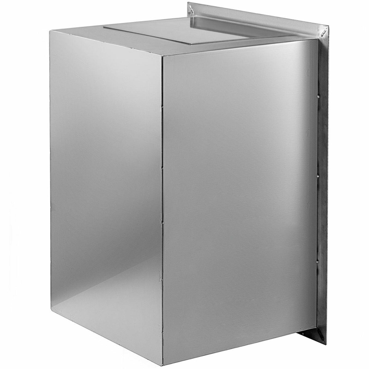 Outdoor Kitchen Trash Drawer 19.7W x 26.5H with Trash Bag Ring Stainless Steel