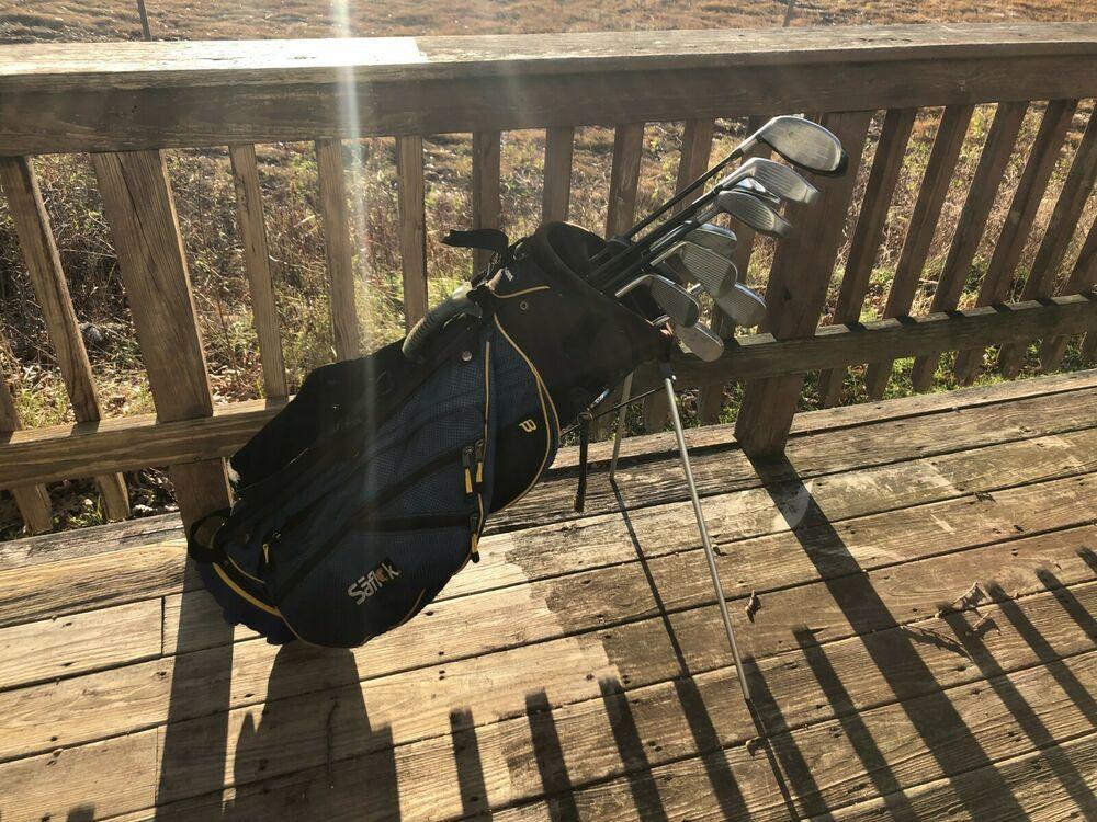 Nice Mens Complete Golf Club Set & Bag, Right Handed + Extras