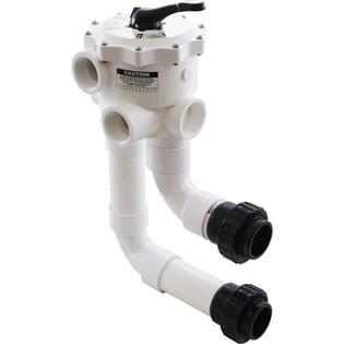 Plastics Multiport Valve, Side Mount, 2"fpt, w/Unions
