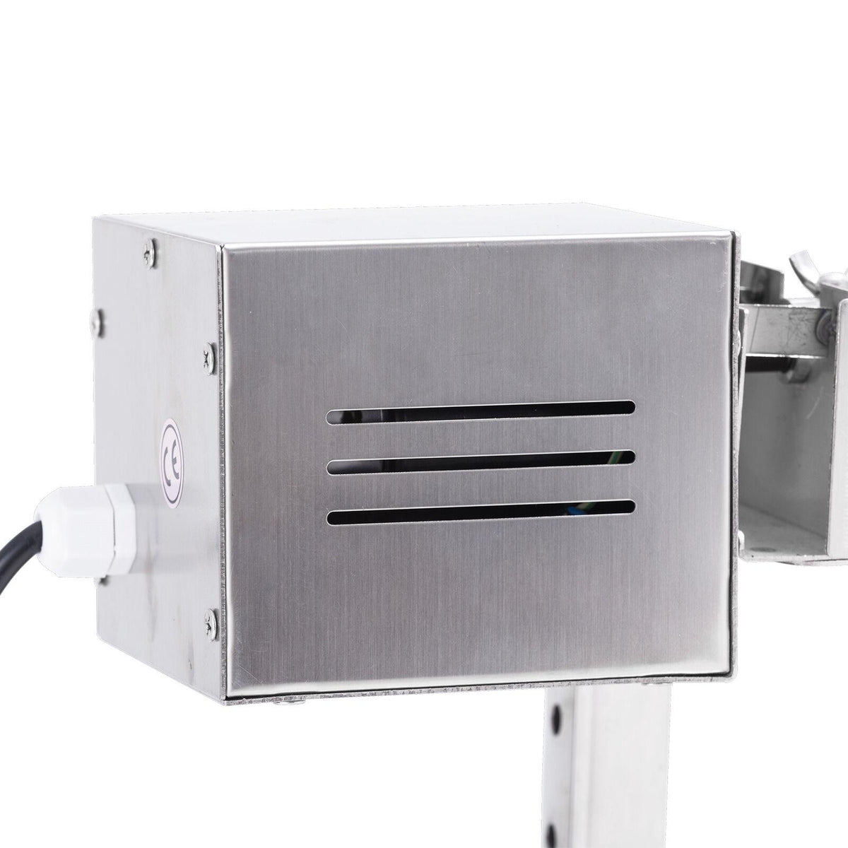 Stainless Steel Large Roaster 46" BBQ Rotisserie Spit Chicken Spit+28W Motor