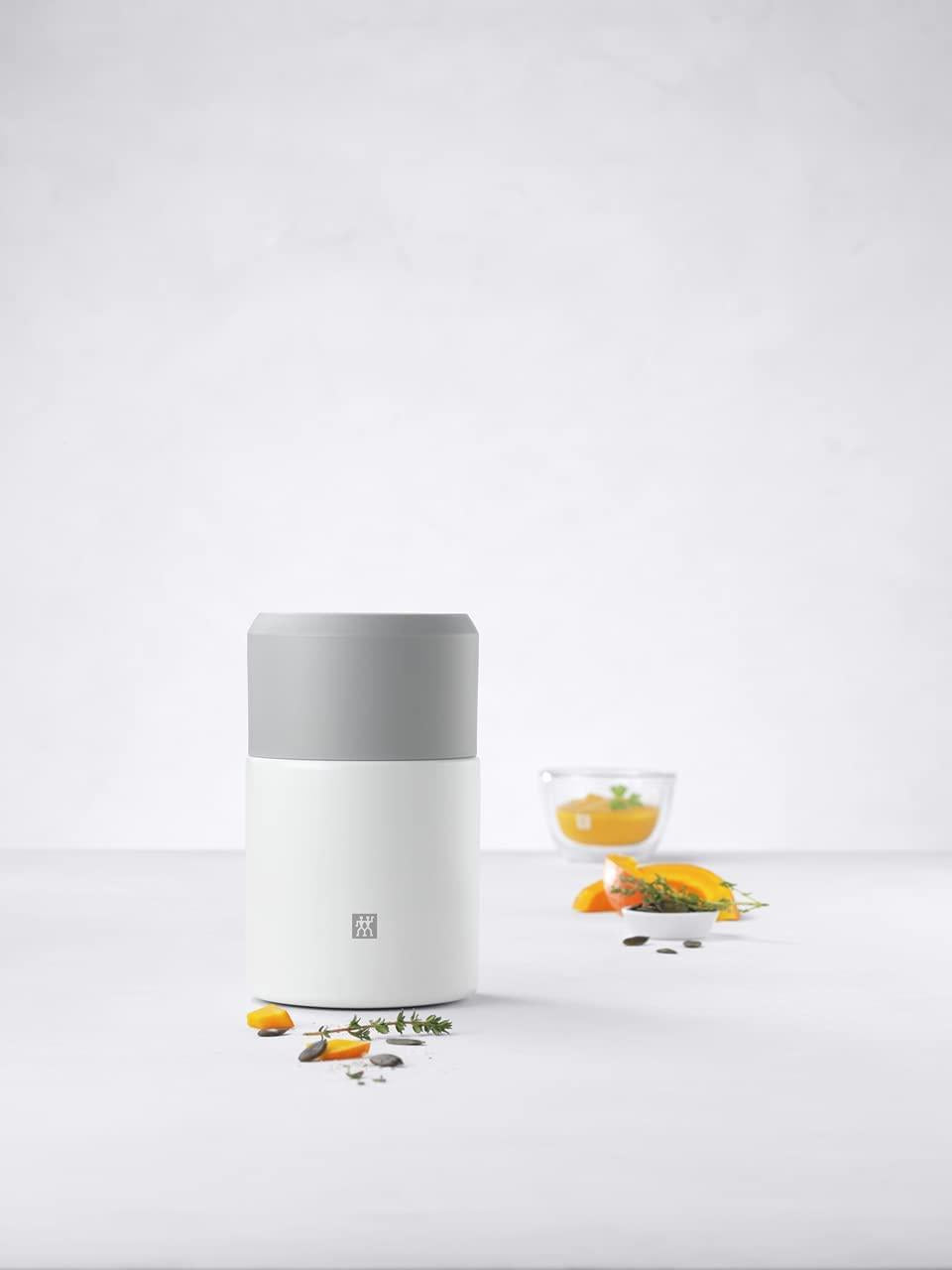 ZWILLING Thermo Insulated Food jar, 23.6 oz, Silver-White
