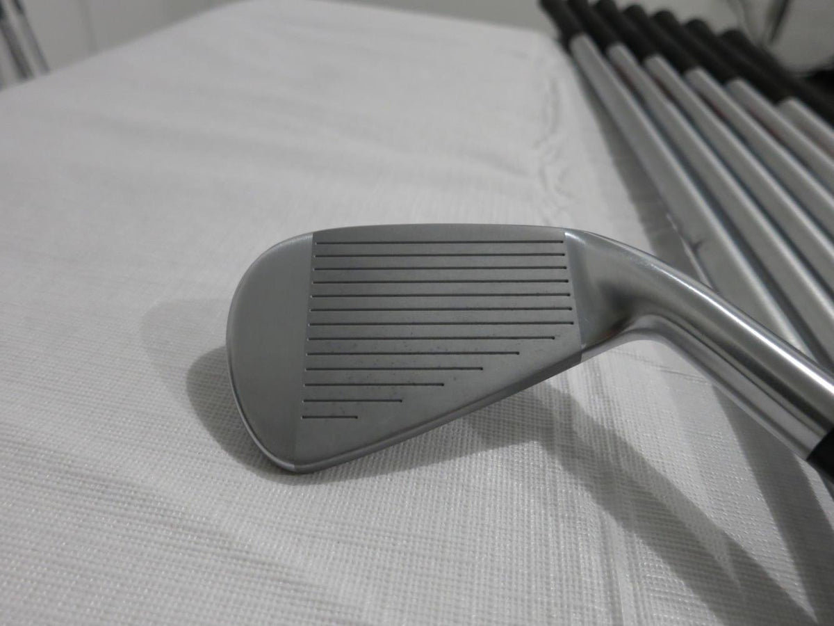 Cobra King Forged CB/MB Satin Iron Set - 3-PW - KBS C-Taper 120 Stiff Steel - LH