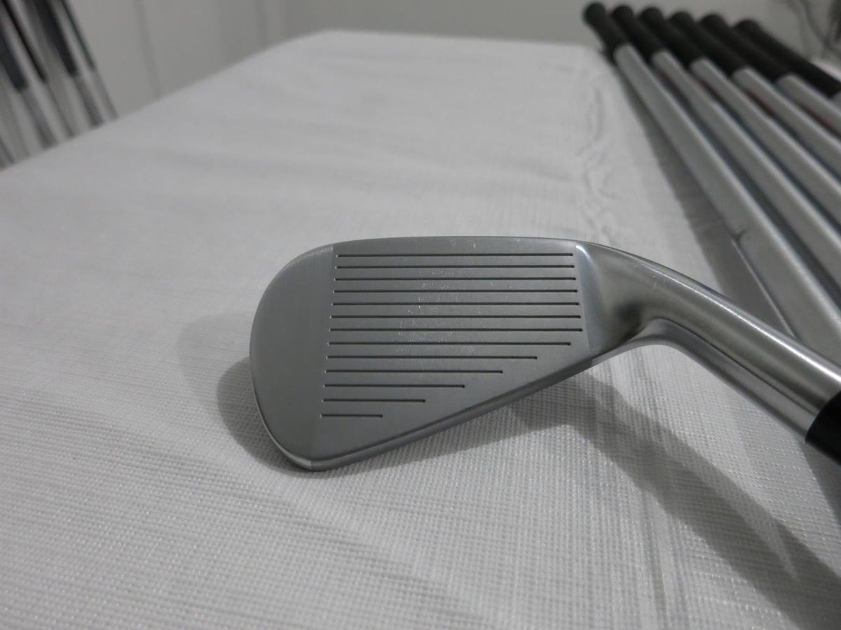 Cobra King Forged CB/MB Satin Iron Set - 3-PW - KBS C-Taper 120 Stiff Steel - LH
