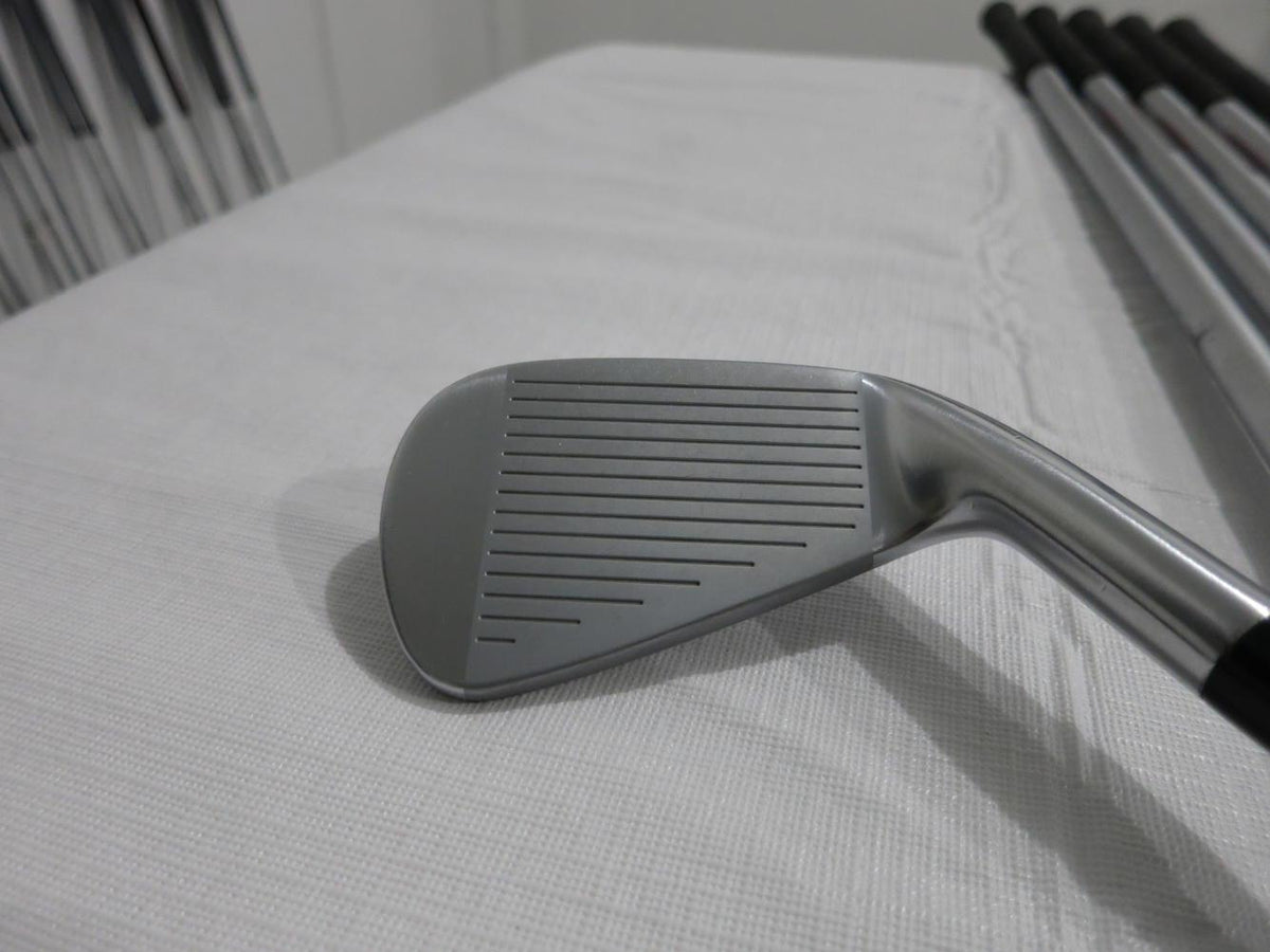 Cobra King Forged CB/MB Satin Iron Set - 3-PW - KBS C-Taper 120 Stiff Steel - LH