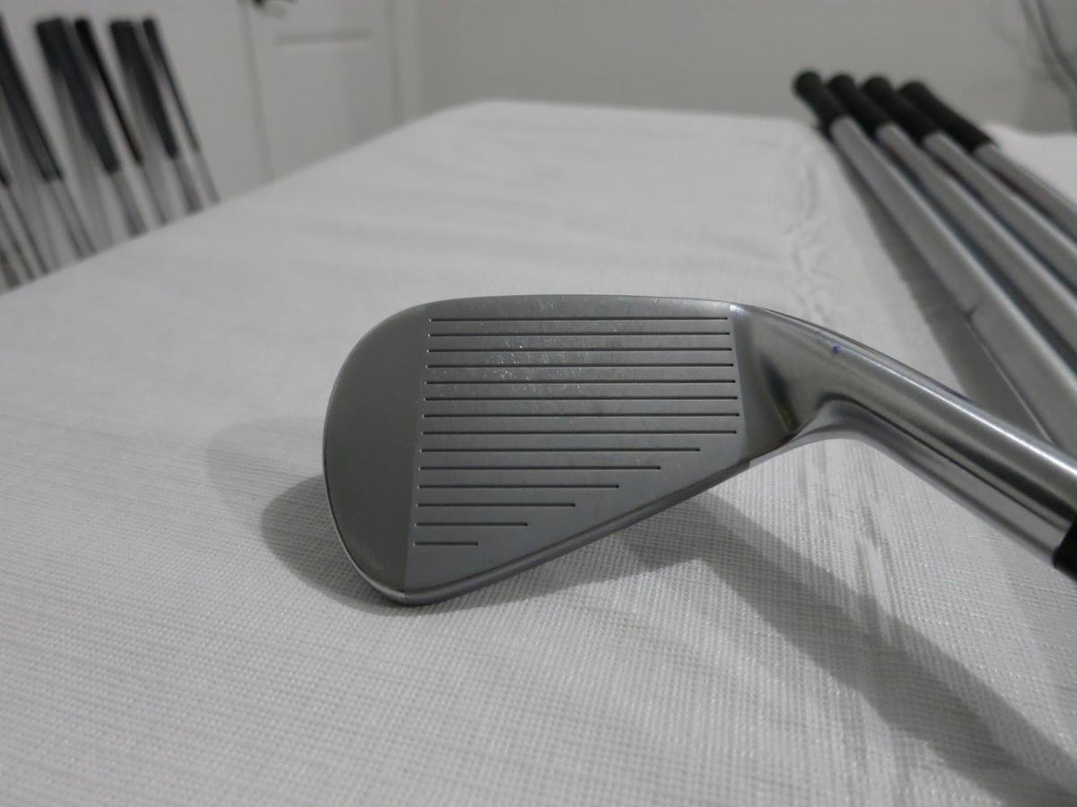 Cobra King Forged CB/MB Satin Iron Set - 3-PW - KBS C-Taper 120 Stiff Steel - LH