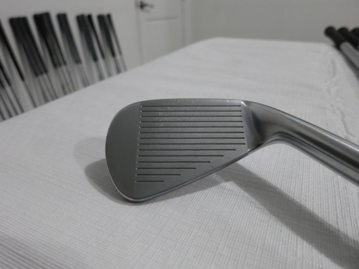 Cobra King Forged CB/MB Satin Iron Set - 3-PW - KBS C-Taper 120 Stiff Steel - LH