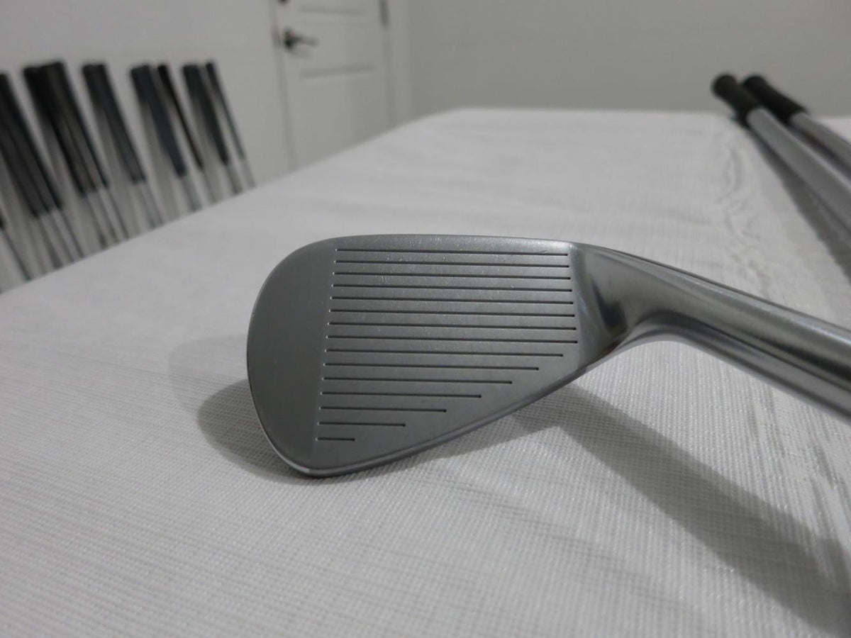Cobra King Forged CB/MB Satin Iron Set - 3-PW - KBS C-Taper 120 Stiff Steel - LH