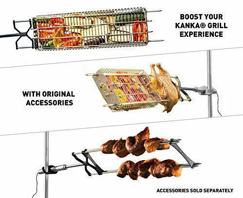 Grill Heavy Duty Rotisserie Grill for Home + Portable for the Outdoors Electric