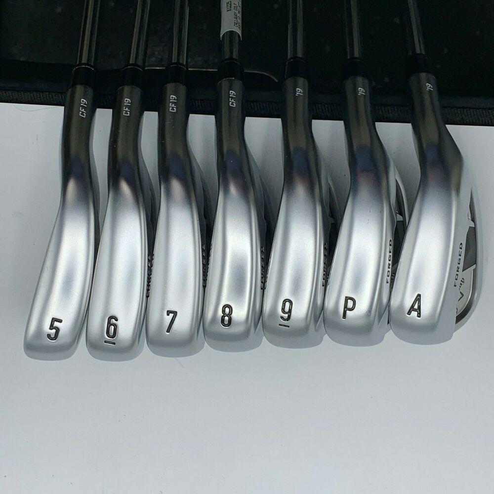 Callaway Apex 19 Iron Set #5-AW Steel Elevate 95 Stiff Flex RH Mint 2*Up