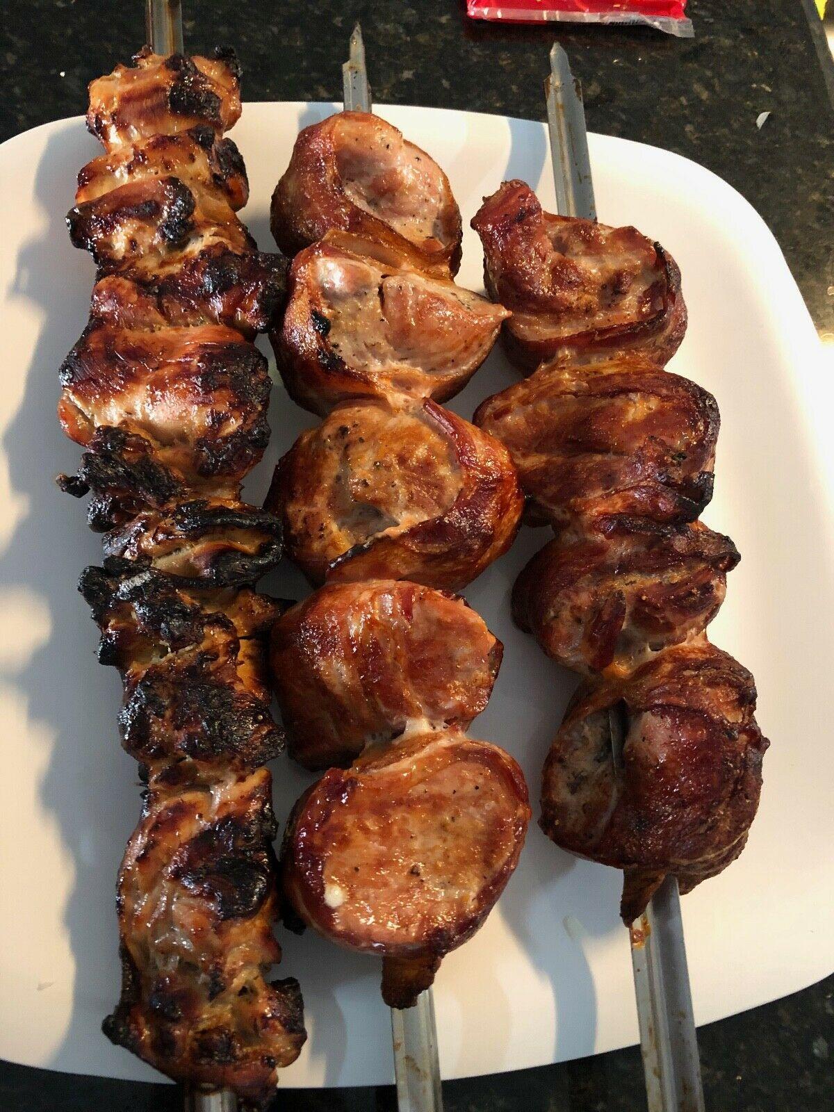 Brazilian Rotisserie BBQ Grill 5 Skewers Right Churrasqueira Giragrill Direito