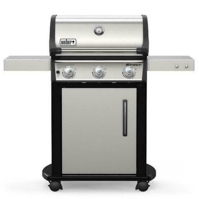 Weber Spirit S-315 3-Burner Propane Gas Grill in Stainless Steel