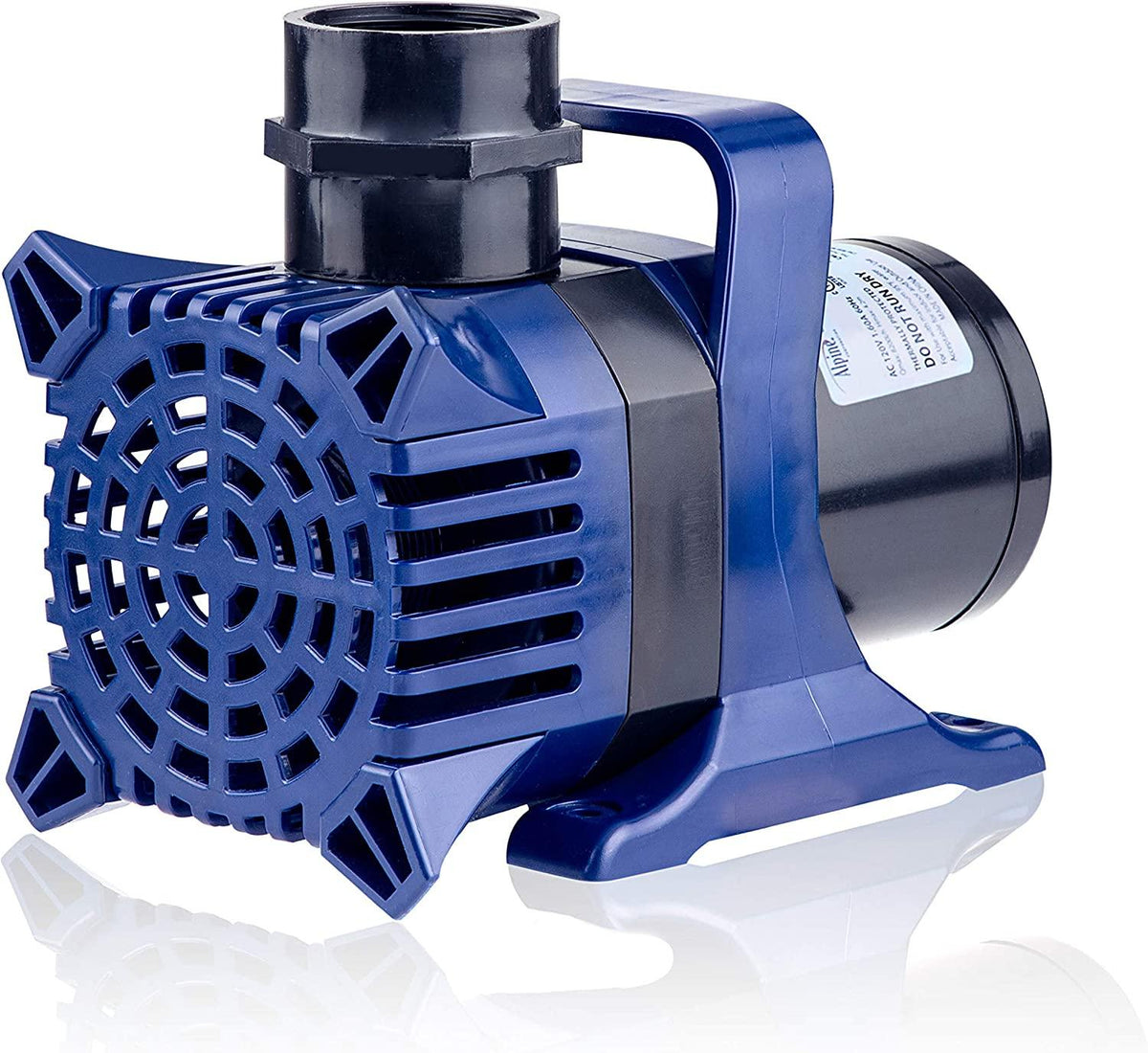 Alpine Corporation Alpine PAL3100 Cyclone Pond Pump-3100 GPH-for Fountains, Waterfalls, and Water Circulation Pump, 10.8"L x 6.1" W x 8.9"H, Black and Blue