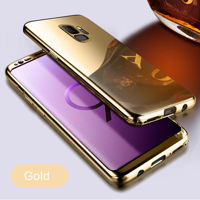 Phone Case - Luxury 360 Degree Plating Full Cover Shockproof Phone Case For Samsung Galaxy S9 S8 Plus S7 Edge