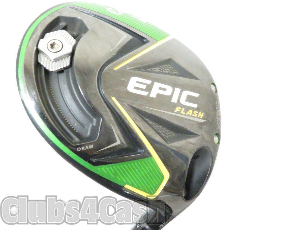 Callaway Epic Flash Driver 9* Fujikura Pro 72 Stiff Flex NO Cover JUNIOR