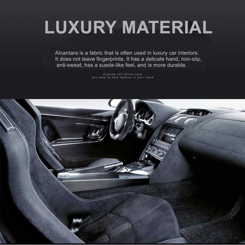 Phone Case - Luxury Vintage Alcantara Leather Soft Protective Phone Case For iPhone XS/XR/XS Max 8/7 Plus