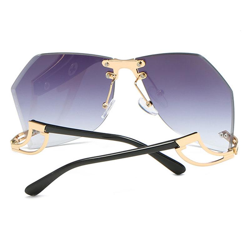 Women Popular Irregular Frameless Sunglasses