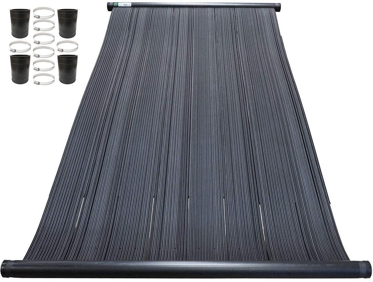SolarPoolSupply Highest Performing Design - Universal Solar Pool Heater Panel Replacement & Connection Hardware Pack (4' X 12' / 2" I.D. Header)