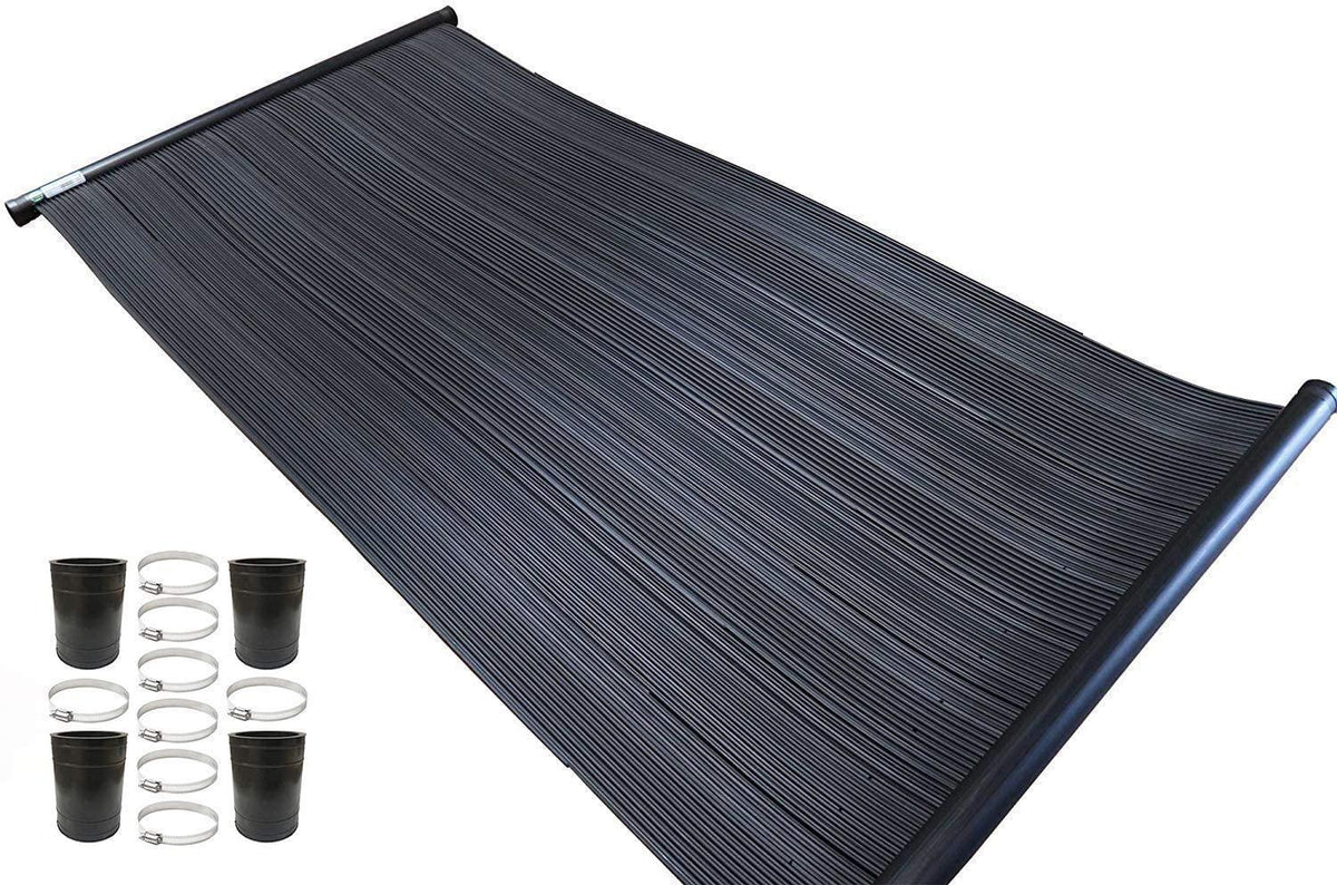 SolarPoolSupply Highest Performing Design - Universal Solar Pool Heater Panel Replacement & Connection Hardware Pack (4' X 12' / 2" I.D. Header)