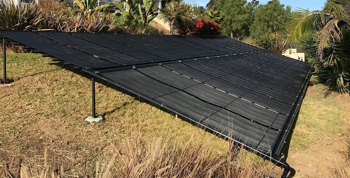 SolarPoolSupply Highest Performing Design - Universal Solar Pool Heater Panel Replacement (4' X 8' / 2" I.D. Header)