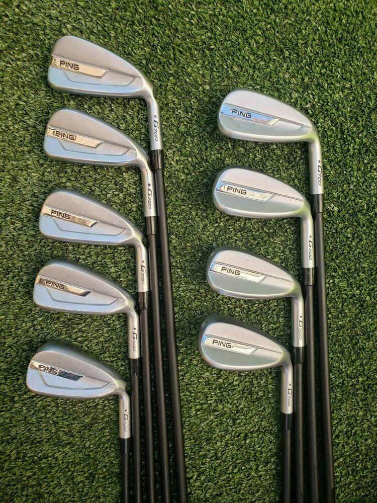 Ping G700 Maroon Dot 5* up 4-W+U+S Iron Set, RH,Alta CB AWT Soft Regular, Great!