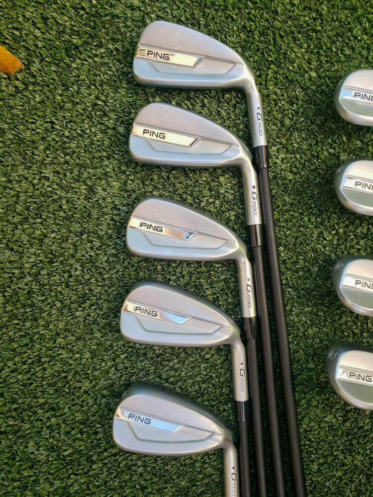 Ping G700 Maroon Dot 5* up 4-W+U+S Iron Set, RH,Alta CB AWT Soft Regular, Great!