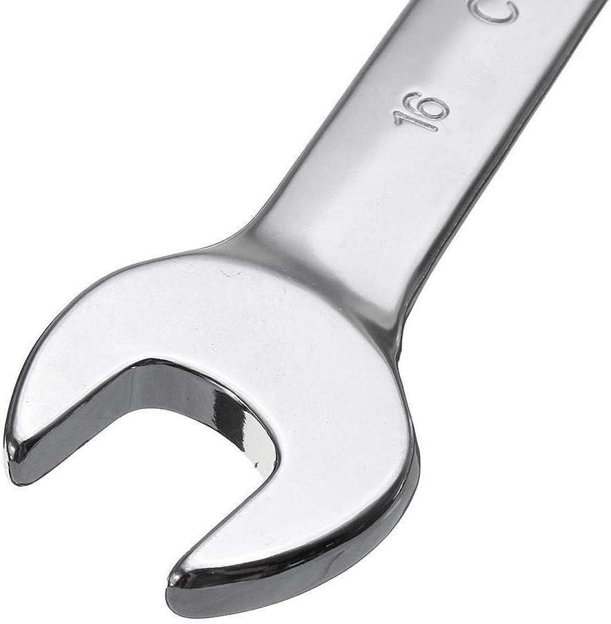 ZYL-YL 12pc Metric Ratcheting Spanner Combination Wrenche Hand Tools 9mm-18mm CR-V Steel Household Tool Sets