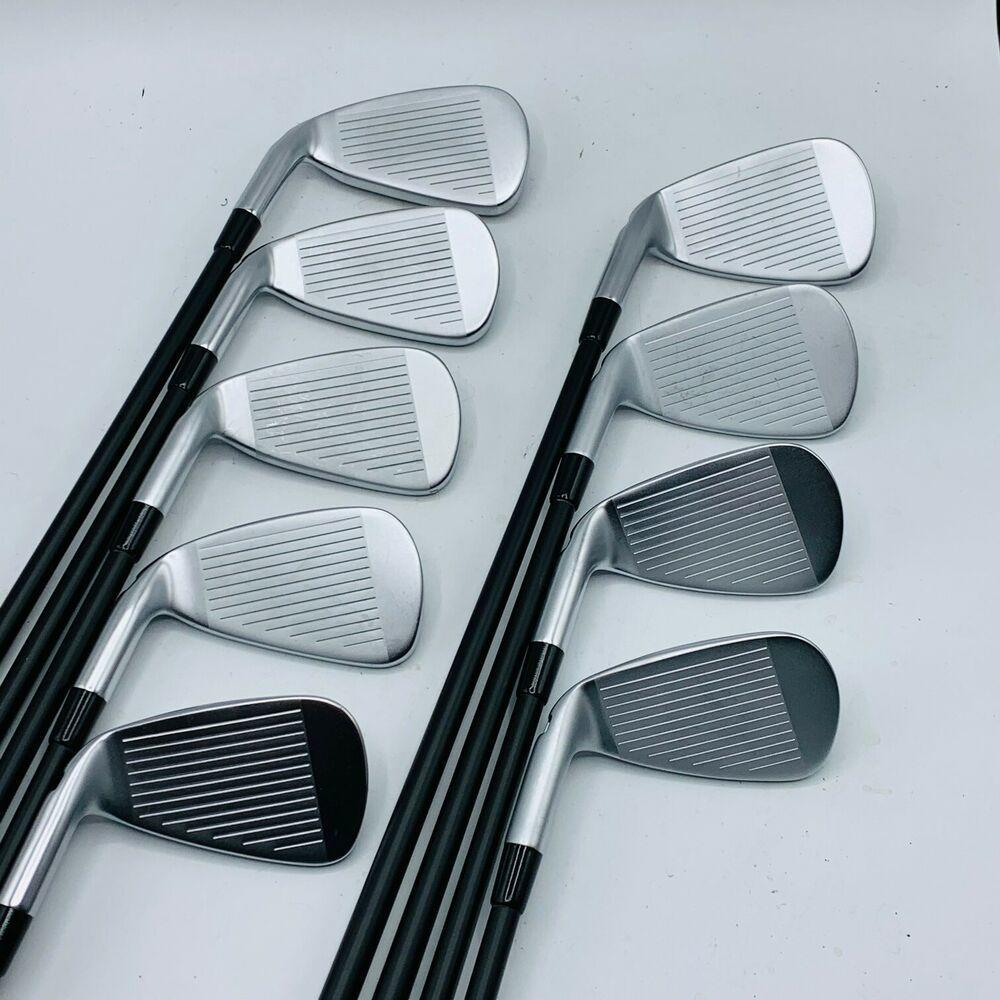 Tour Edge EXS 220 Irons #4-GW +SW Graphite KBS Tour 60 Senior Flex RH