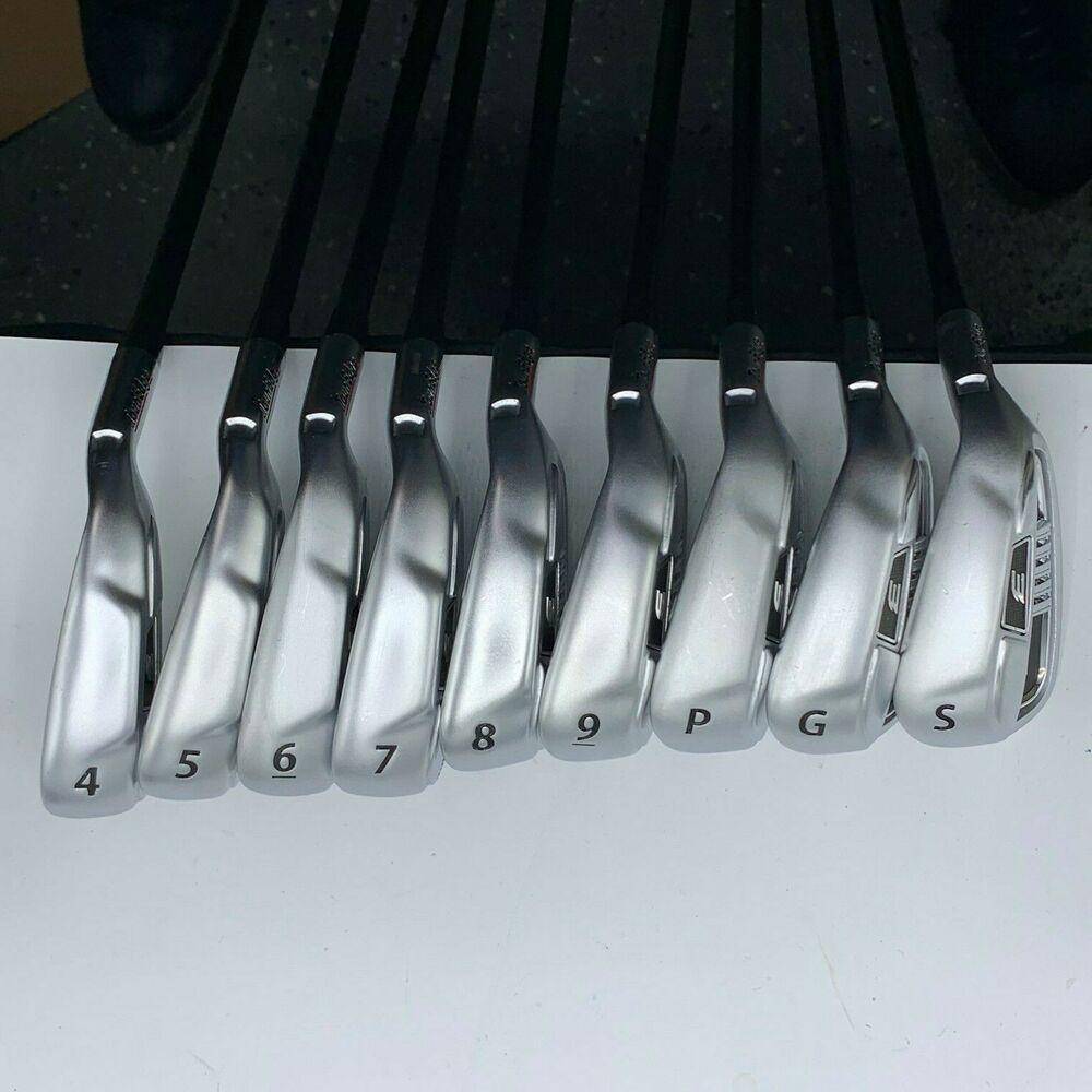 Tour Edge EXS 220 Irons #4-GW +SW Graphite KBS Tour 60 Senior Flex RH