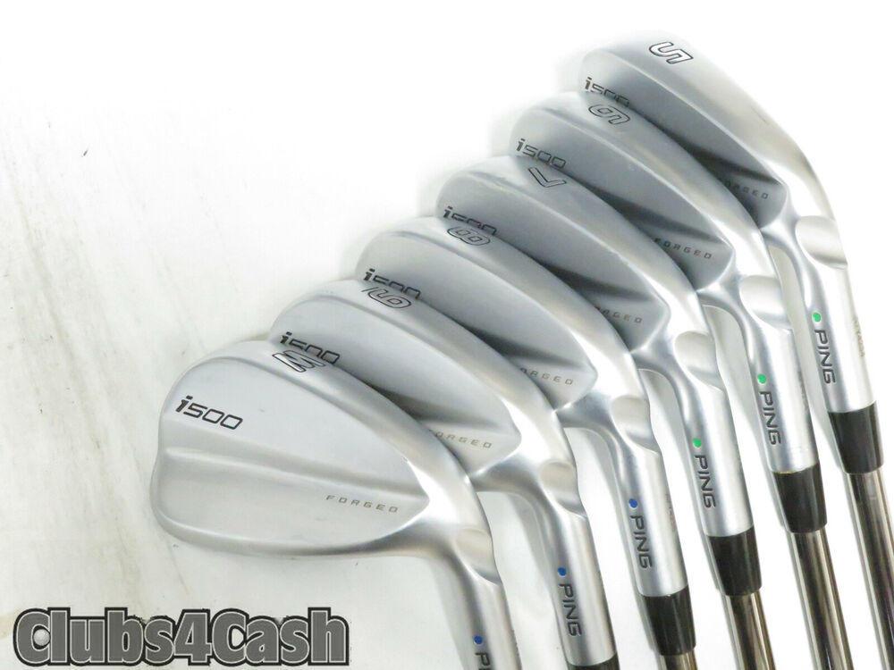 PING i500 Irons Green Blue Dot Graphite Recoil ES 780 F3 Regular Flex 5-P
