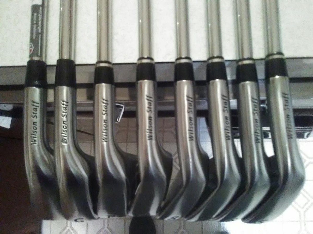 Used Men's Wilson Staff Right Handed Iron Set Regular Flex Steel Shaft